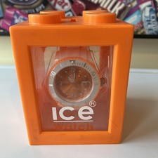 Men’s White and Orange Ice