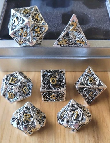 Metal gaming dice - metal,