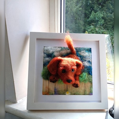 Handmade needle felted wool - felted,
