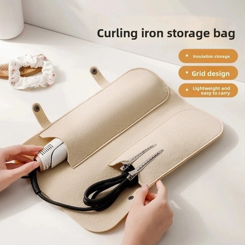 Hair curling iron - hair, bag