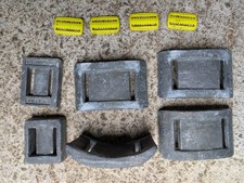 Six lead weights scuba diving