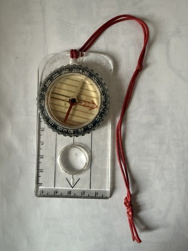 Silva map compass - map,