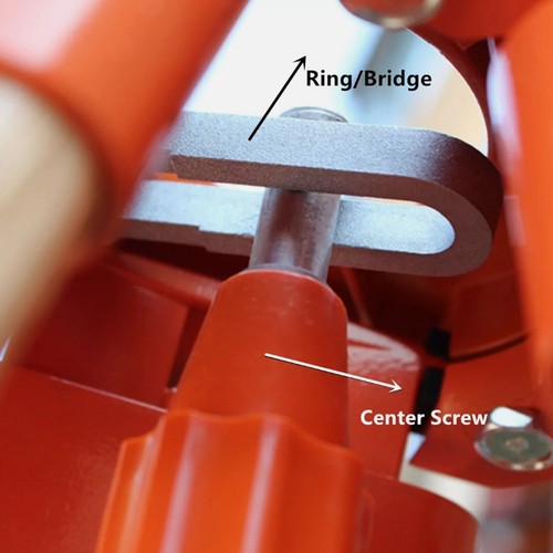 For aluminum tripods center - aluminum,