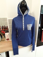 Gio-Goi HASC-88-AD 118-135.BPM Men's Blue Cotton Sweatshirt Hood Size S  BNWT