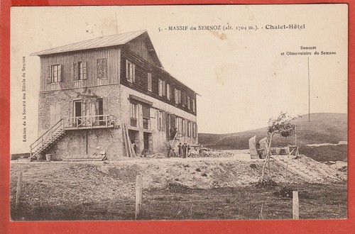 Old postcard massif du - -,