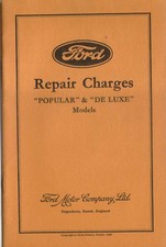 Ford Popular and De Luxe