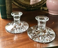 Pair Of Crystal Candlesticks