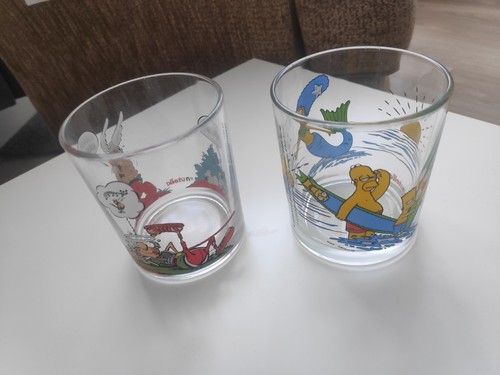 Vintage nutella tumblers - 2x,