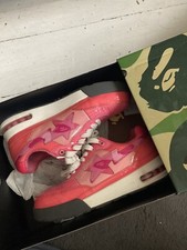 A Bathing Ape Bape Roadsta Pink Uk5.5 Us6 Used VGC