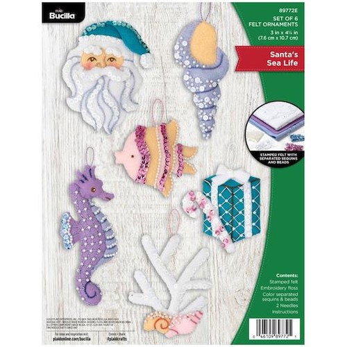Bucilla felt ornaments - bucilla,