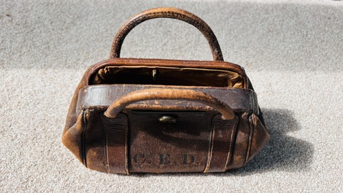 Vintage brown leather bankers - vintage,