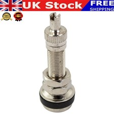 UK Motorcycle Tubeless Tyre Valve 8mm Chrome Plated T/L Metal Tyre Valve