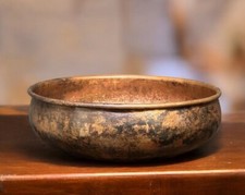 Copper Bathroom Sink, Dark
