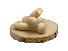 59mm Beech Shaker Pegs Wood