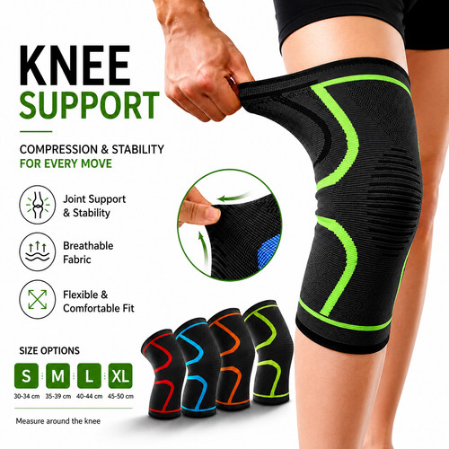 Knee support brace - 2x,