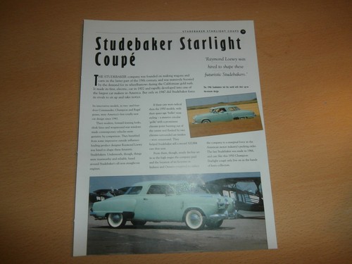 Studebaker starlight coupe or - coupe,