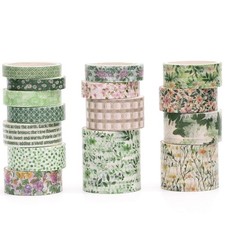 Floral Washi Tape Set - 15