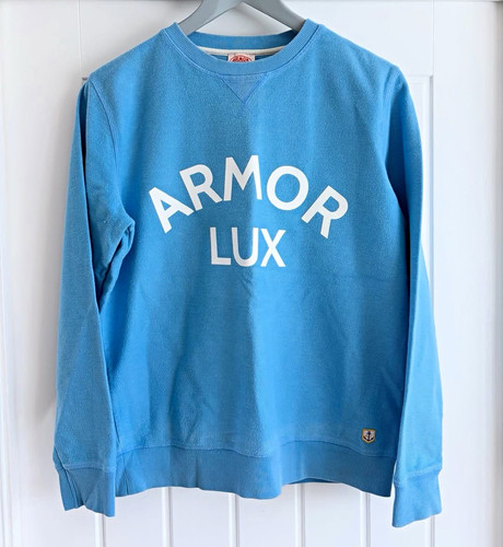 Armor lux crew neck pullover - neck,
