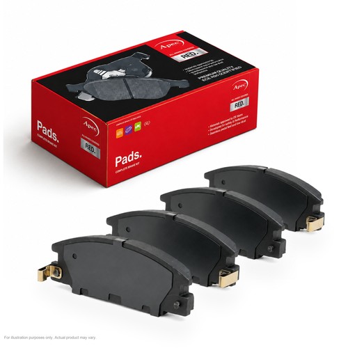 Apec front brake pads - front, for