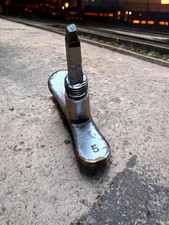 ANTIQUE METAL T HANDLE TRAIN