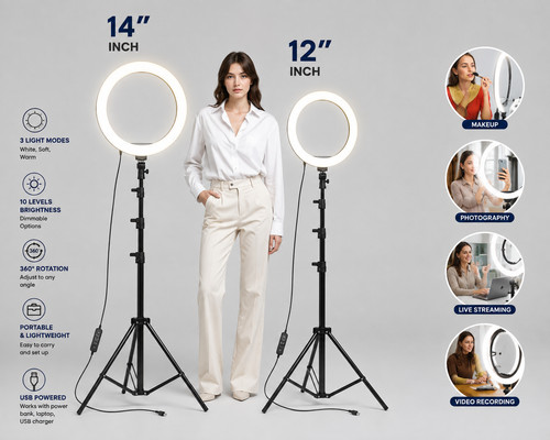 Led ring light - 14",