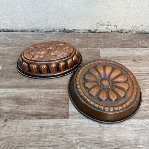 Vintage french copper molds - french,