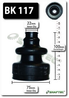 Shaftec front boot for - shaftec, cv