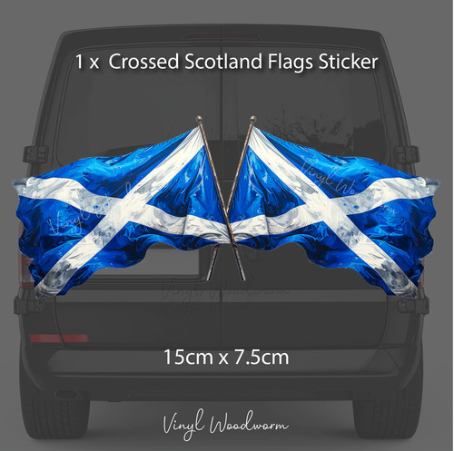 Scotland crossed flag - x,