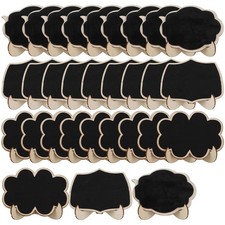 ASelected 30Pcs Mini Chalkboard Sign for Wedding Message Seat Number Memo Buffet