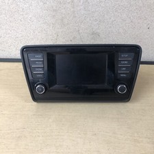 SKODA  OCTAVIA MK3 2013-2017 STEREO  RADIO CD PLAYER HEAD UNIT 5E0919605B