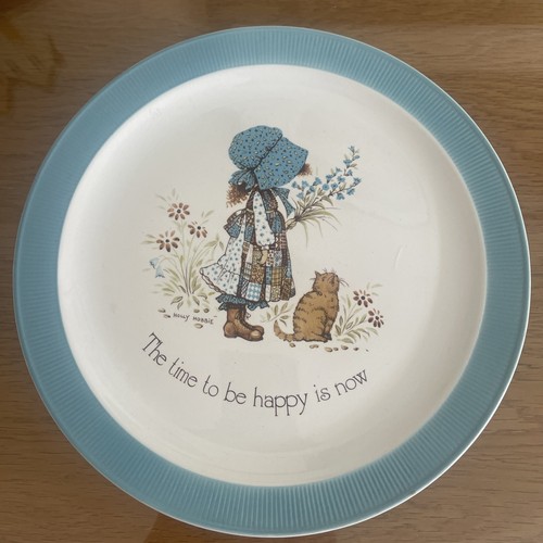 Vintage holly hobbie plate - holly,
