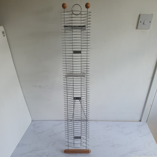 Vintage chrome metal rack - vintage,