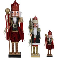 Wood Look Christmas Nutcracker