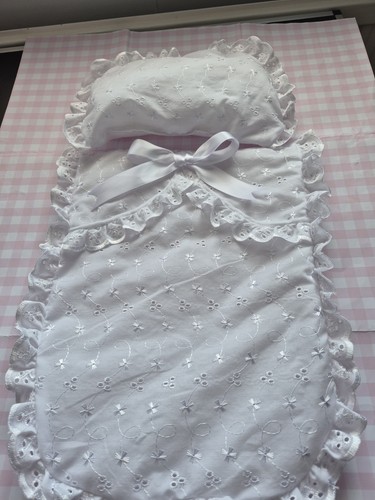 Hand made embroidery anglaise