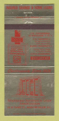Matchbook cover standard - matchbook,