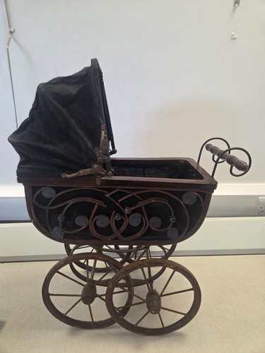Vintage wooden wrought iron - wrought,