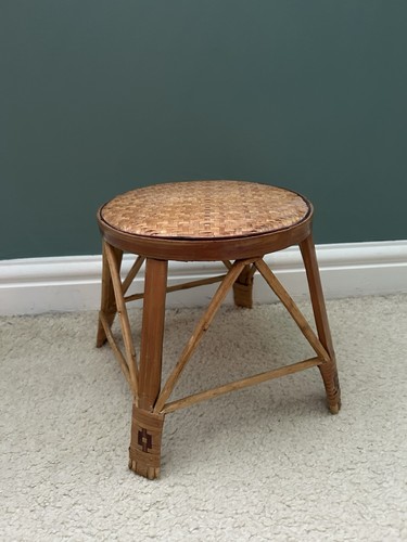 Vintage bamboo rattan cane - rattan,