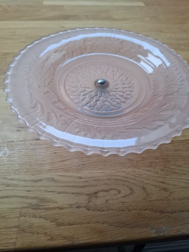 Vintage art deco cake stand - art,