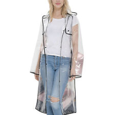 Transparent Raincoat Girls Hooded Rain Coat Mid-long Lightweight Rainwear