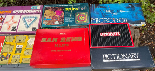 Board games 1970s - +,