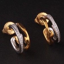 Georg Jensen Gold Earrings #