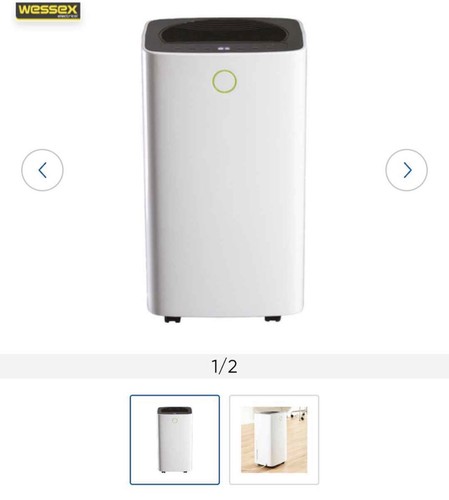 Wessex 12l dehumidifier with - 12l,