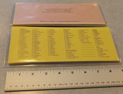 Envelope coupon recipe file - 13,