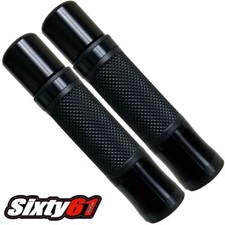 Kawasaki Ninja ZX6R ZX9R ZX10R ZX12R ZX14R H2R Black Grips Gel Comfort Bar End