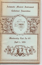 AMICA MEMBERSHIP LIST April 1976