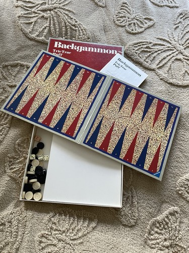 Backgammon board game 1974 - board, by