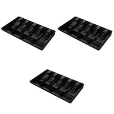  3 pcs Cash Drawer Tray Money Tray Portable Currency Till Replacement Storage
