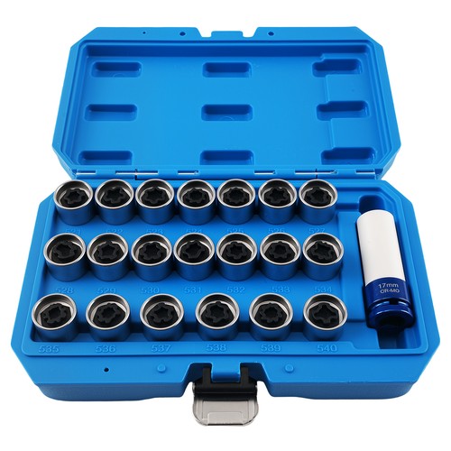 17mm wheel nut - socket, 20pc