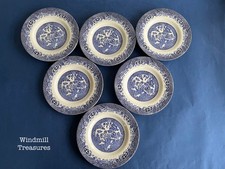 6 BARRATTS WILLOW PATTERN TEA