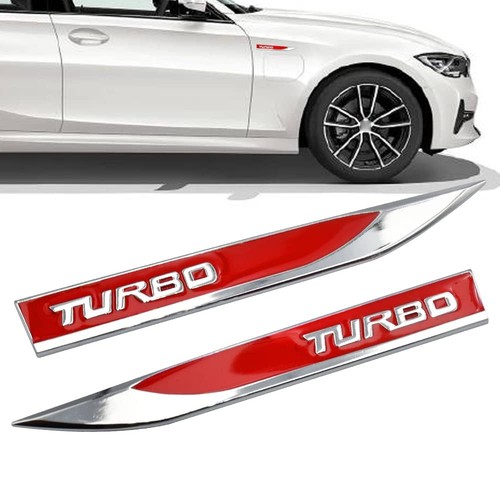 Car sticker metal - car, turbo